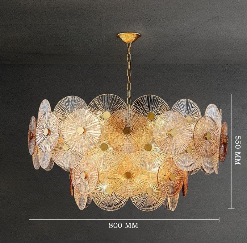 Celebrate the Spring Glass Chandelier