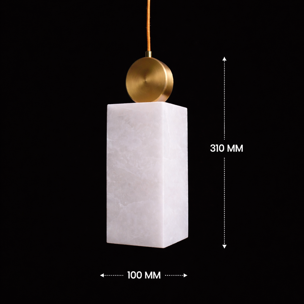 Alvara Marble Drop Pendant Light