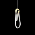 White Flag Glass Pendant Lamp