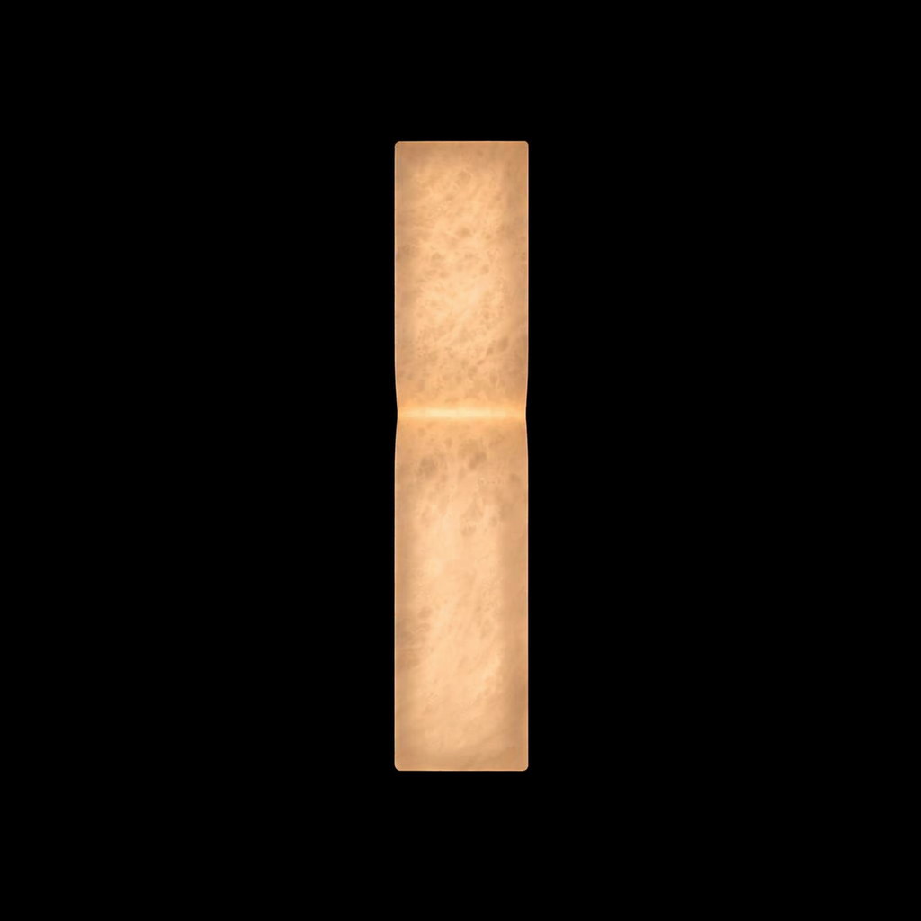 Lumiera Sculpted Marble Wall Light