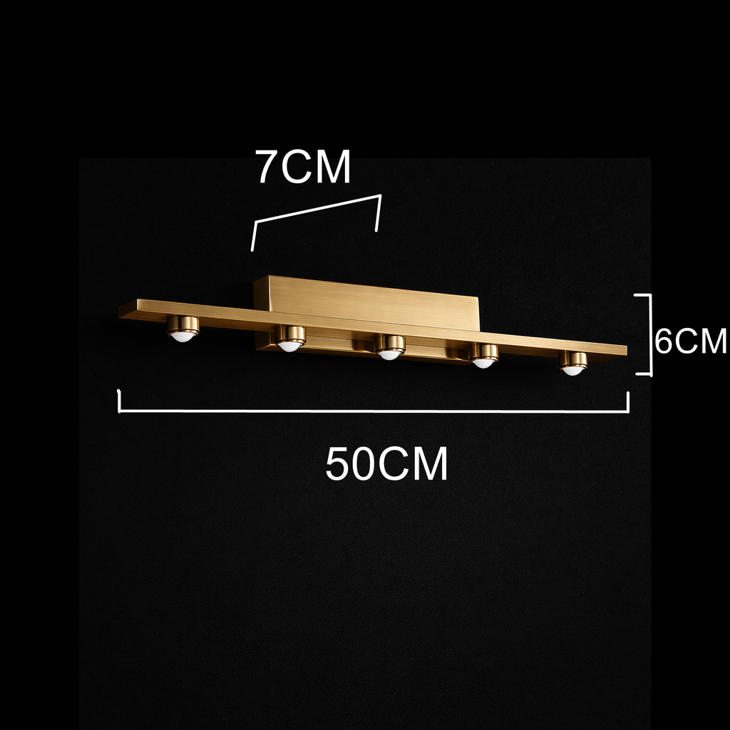 Rayvian 5-Beam Wall Light