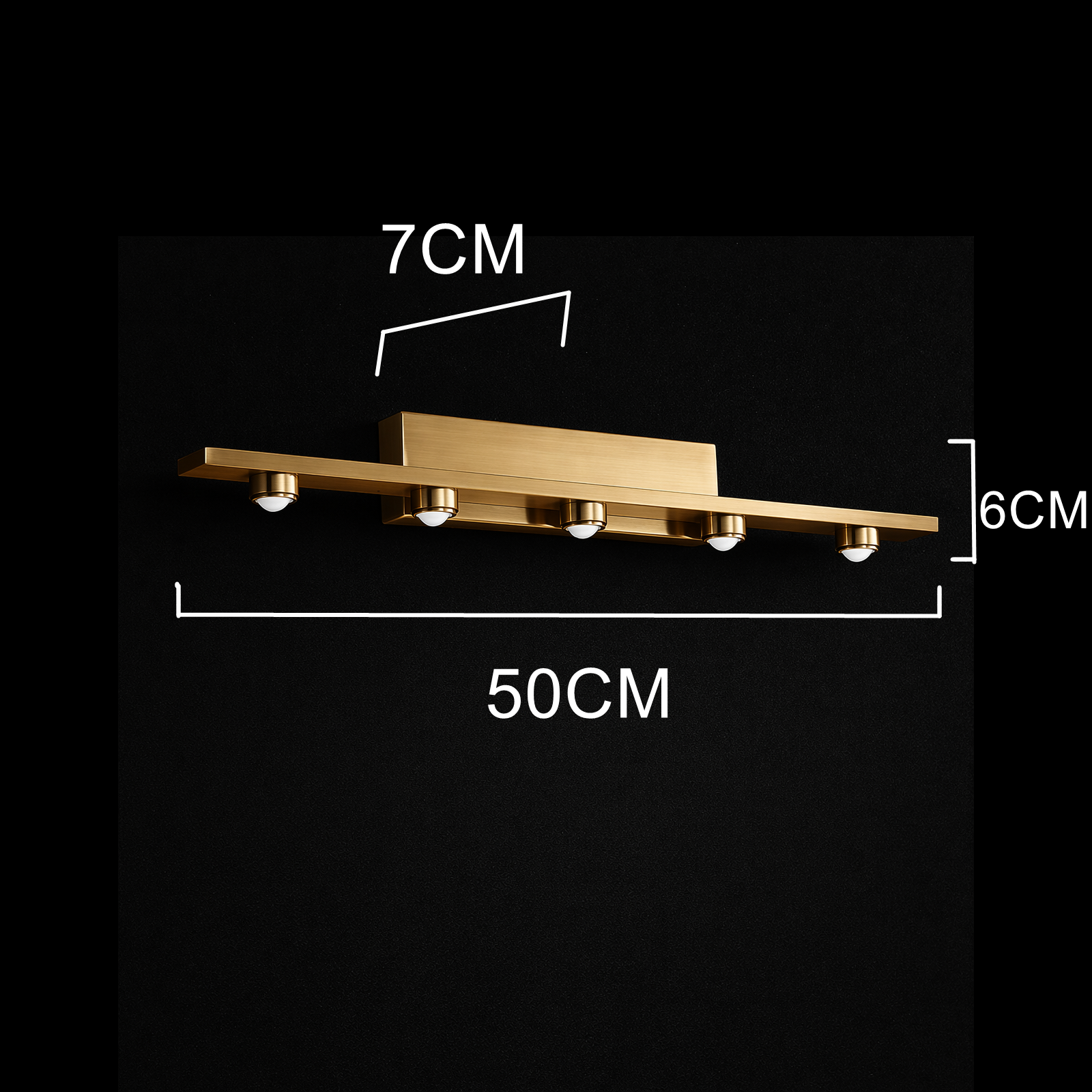 Rayvian 5-Beam Wall Light