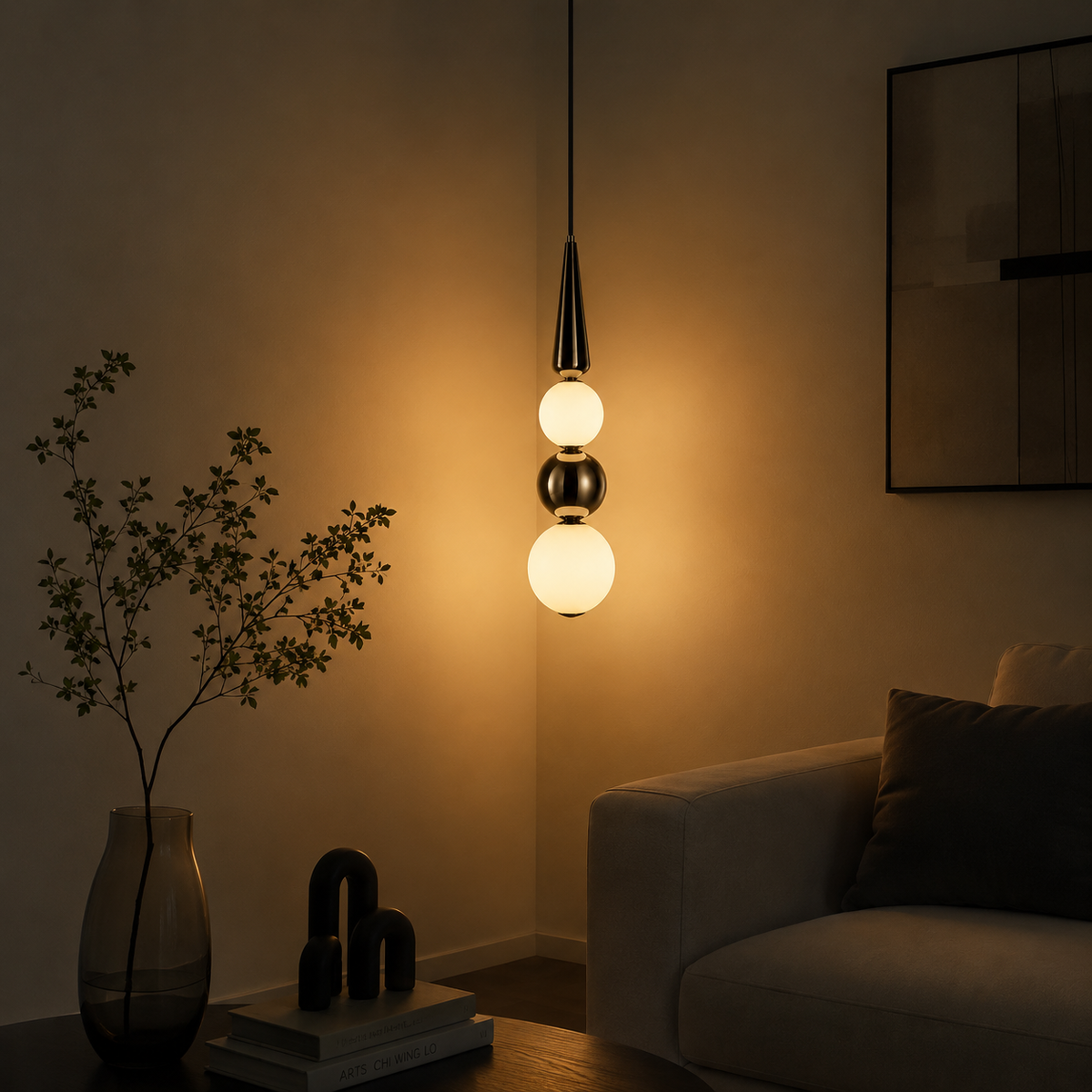 Monarch Orb Pendant Light – Sculptural Luxury for Contemporary Interiors