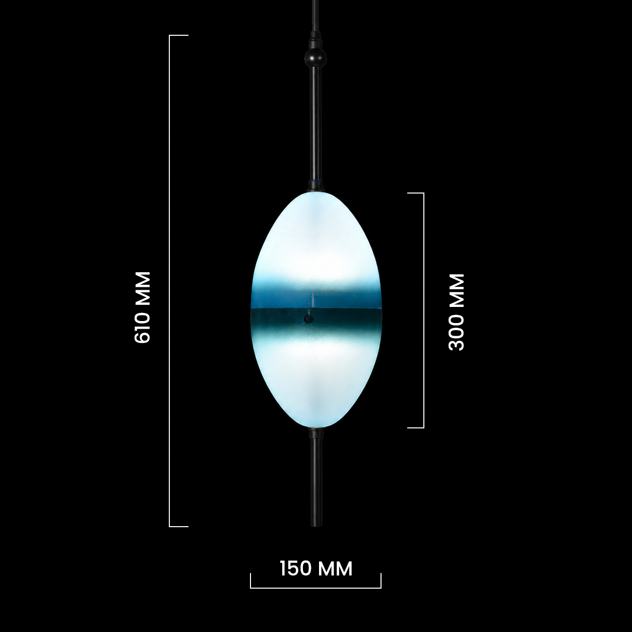Marina Sphere (LED, Glass) Pendant Lamp