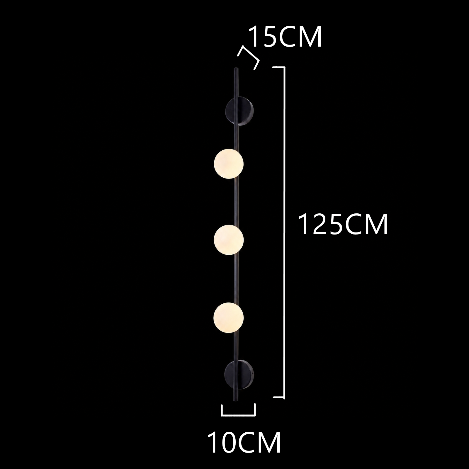 Linea Orb Triple LED Wall Light
