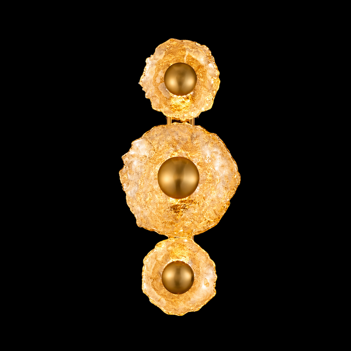 Aurora Geode Trinity Sconce