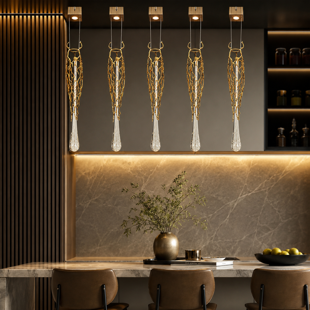 Golden Dew Pendant Light