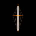 Astra Line Designer Gold Pendant Lamp