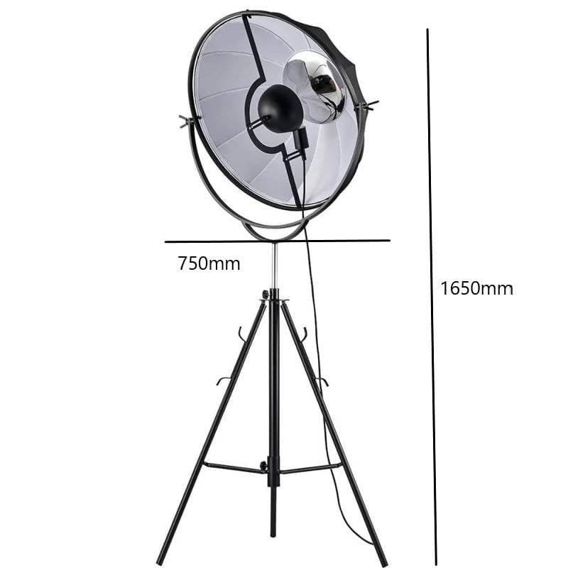 Electro Edge (Iron, Fabric) Floor Lamp