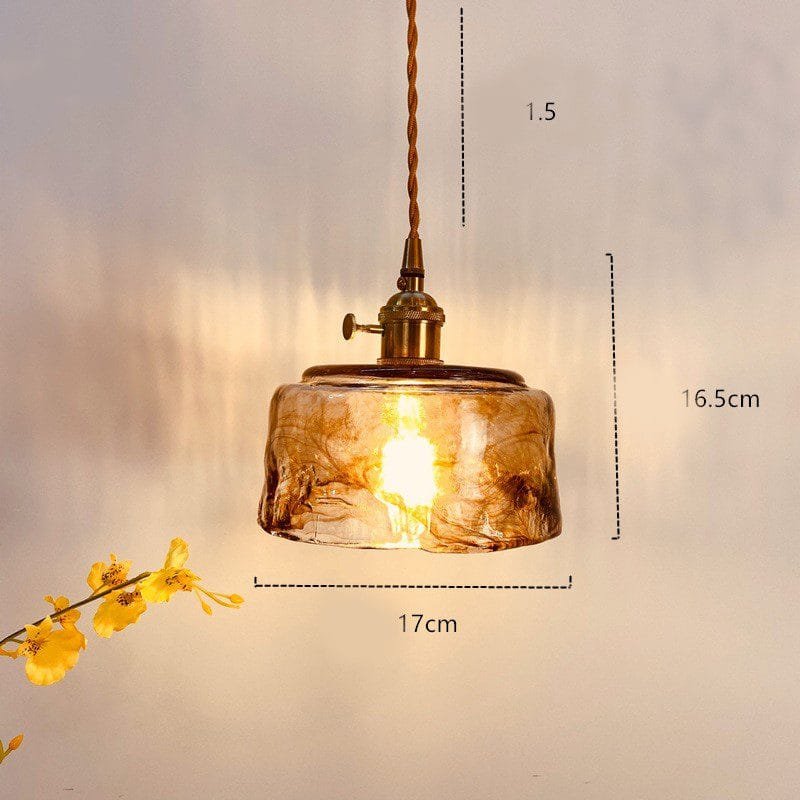 Retroz C Glass Pendant