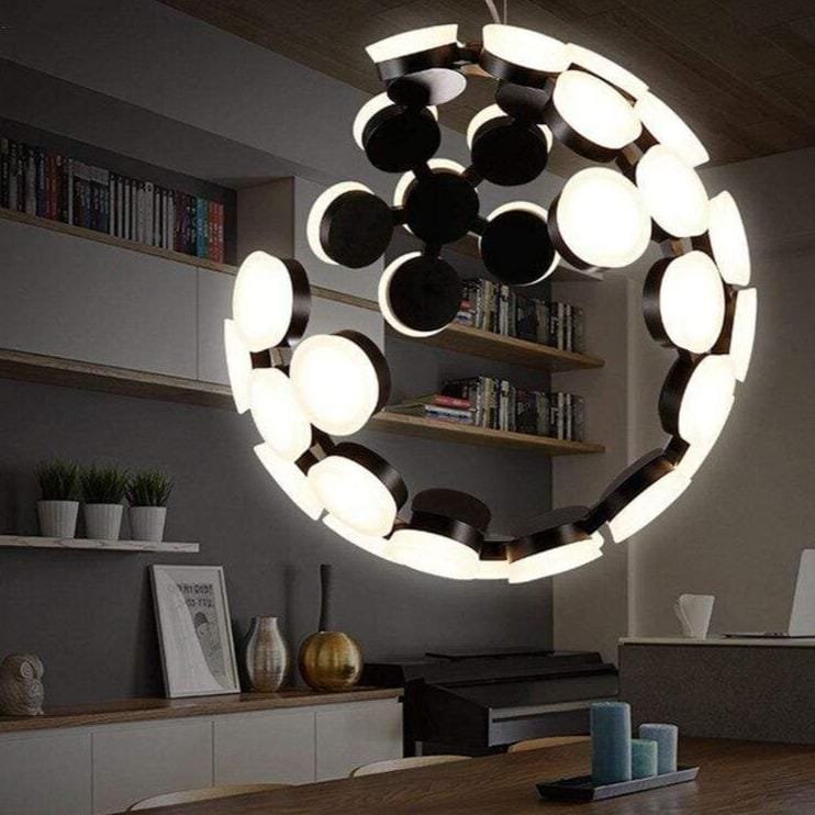 Moon Globe LED Inbuilt Chandelier