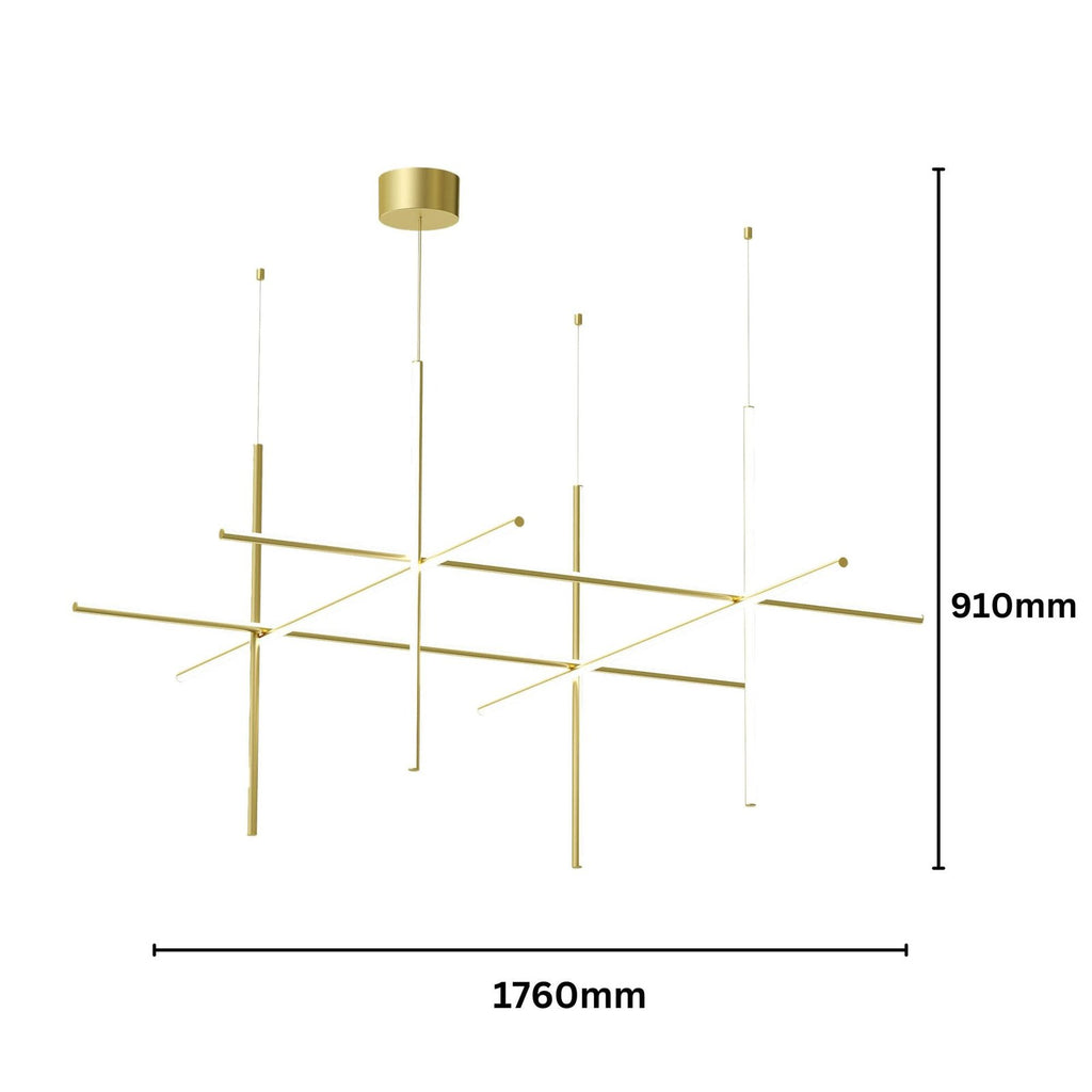 Gold Luminary Beam