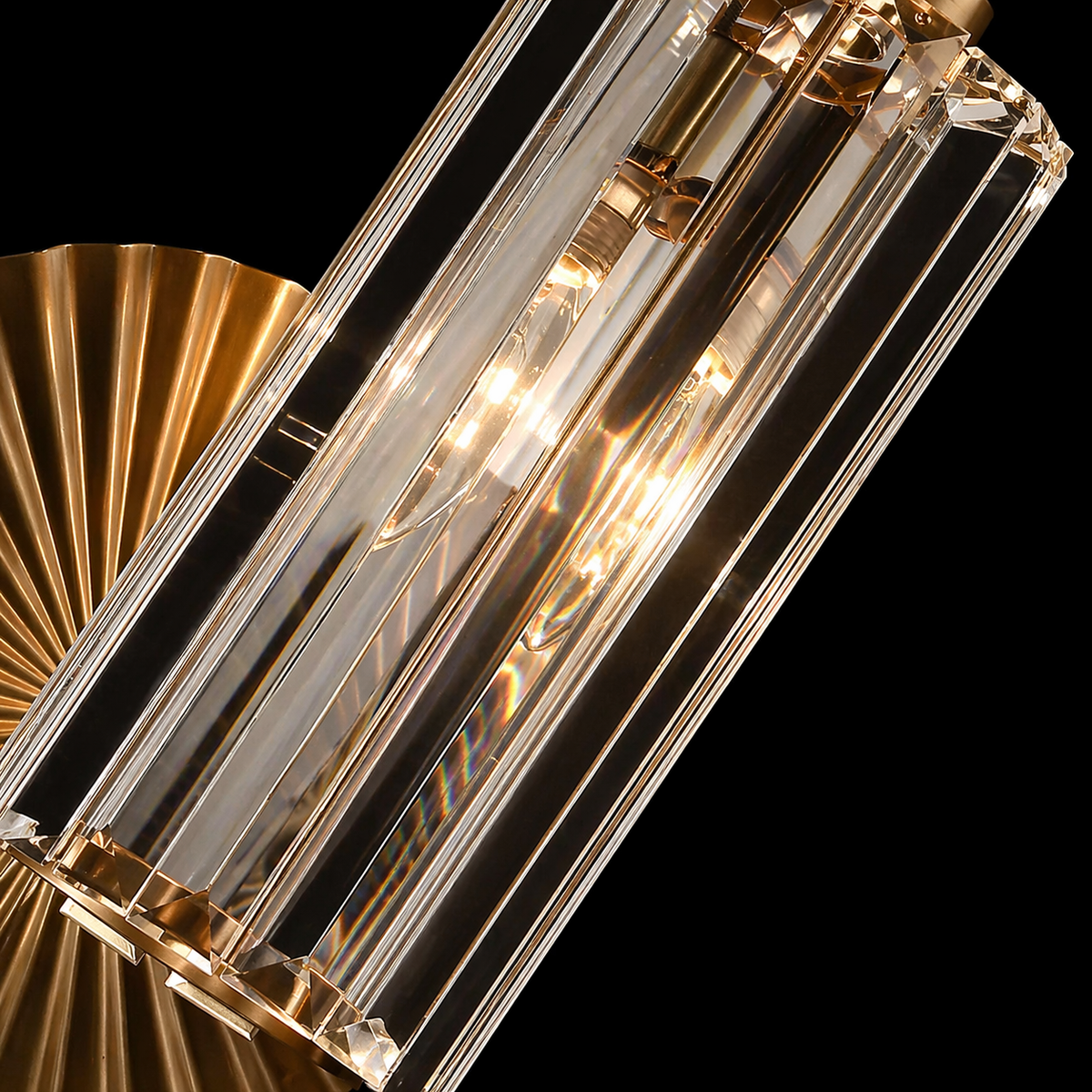 Luxury Crystal Prism Wall Light