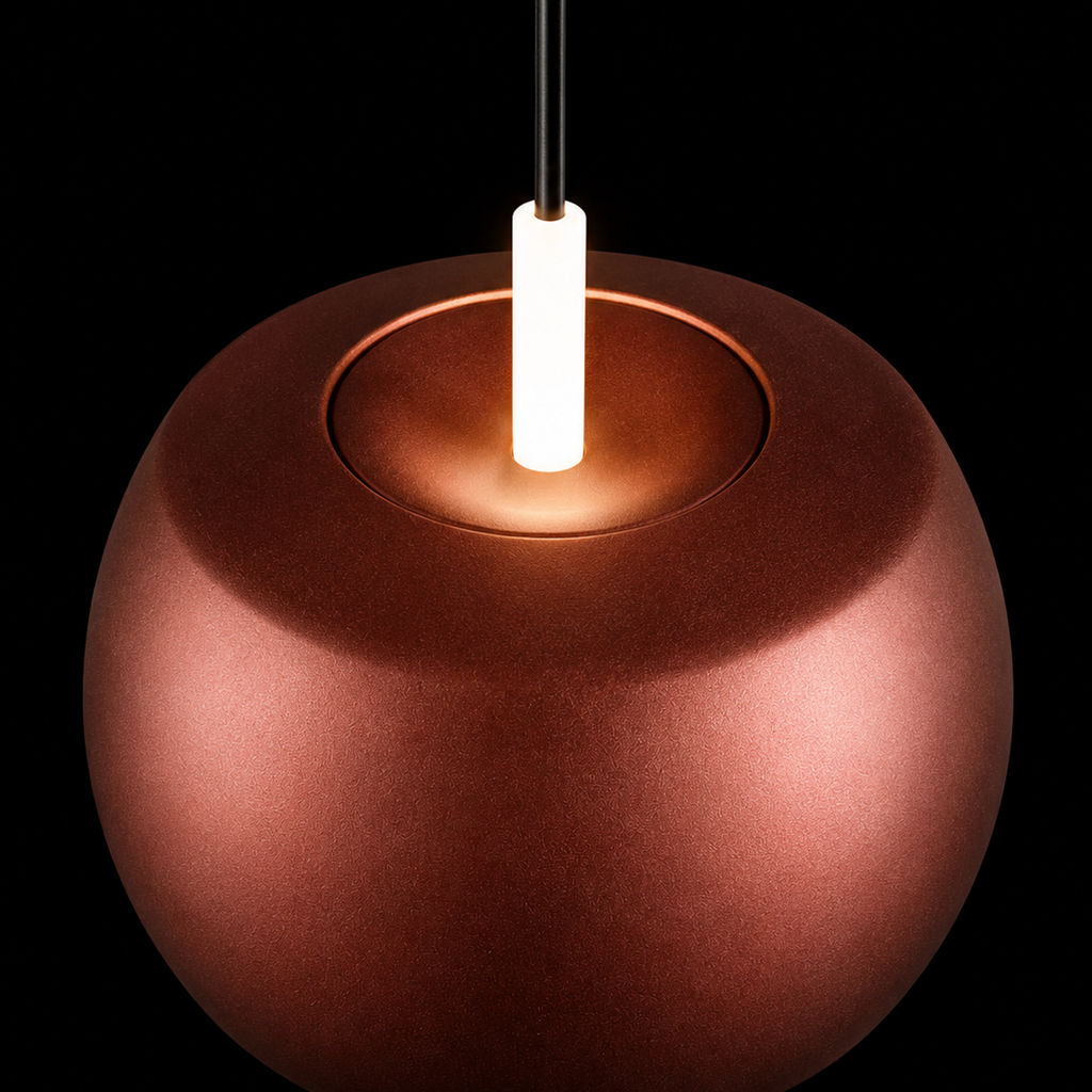 Round and Round (Red) LED Pendant Lamp