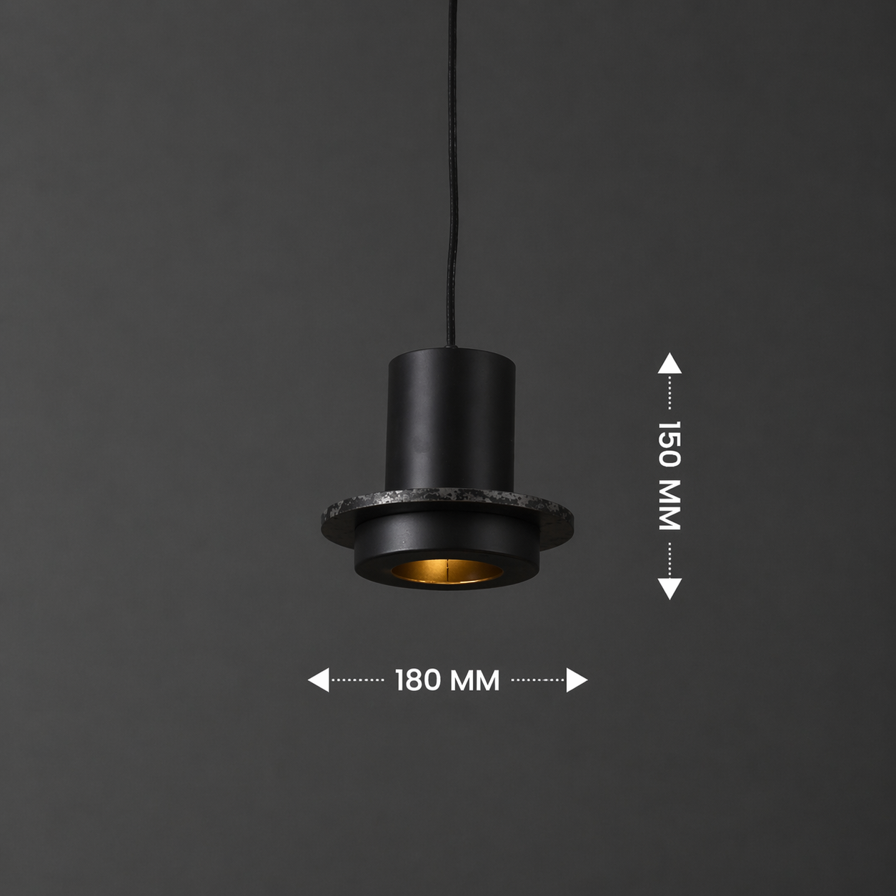 Obsidian Forge Industrial Pendant Light