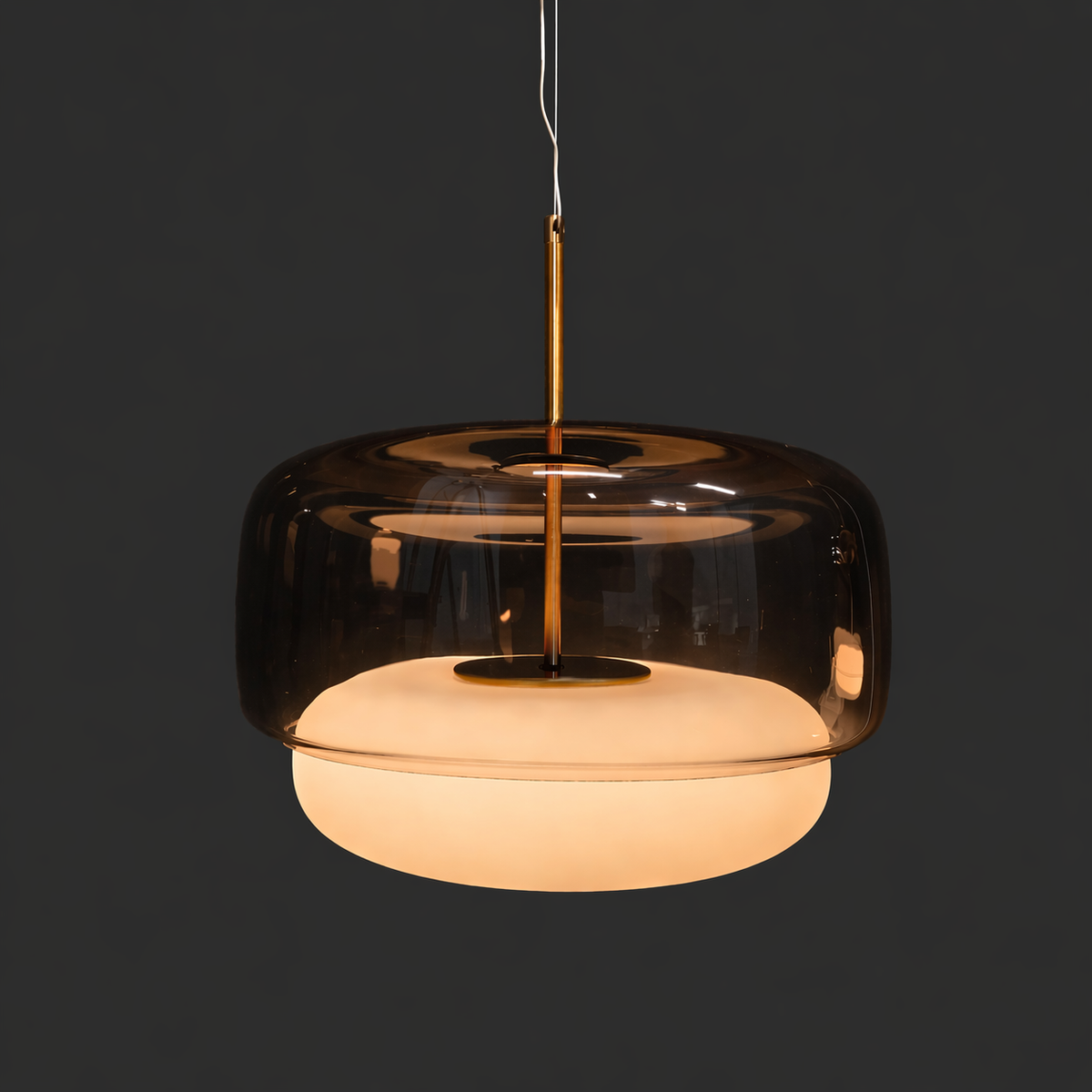 Noctelle Aurevia Halo Glass Pendant Light