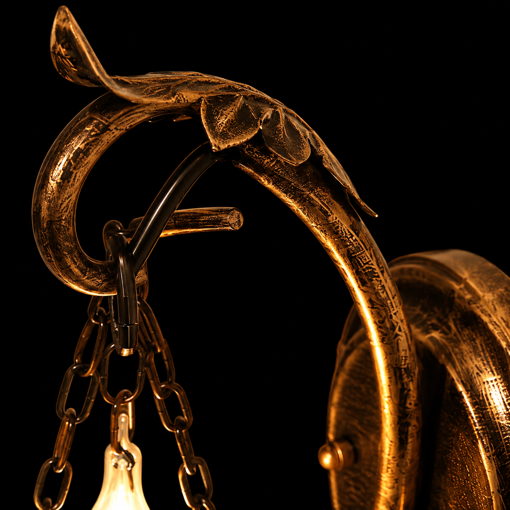 Emberglow Vintage Candle-Style Wall Lamp