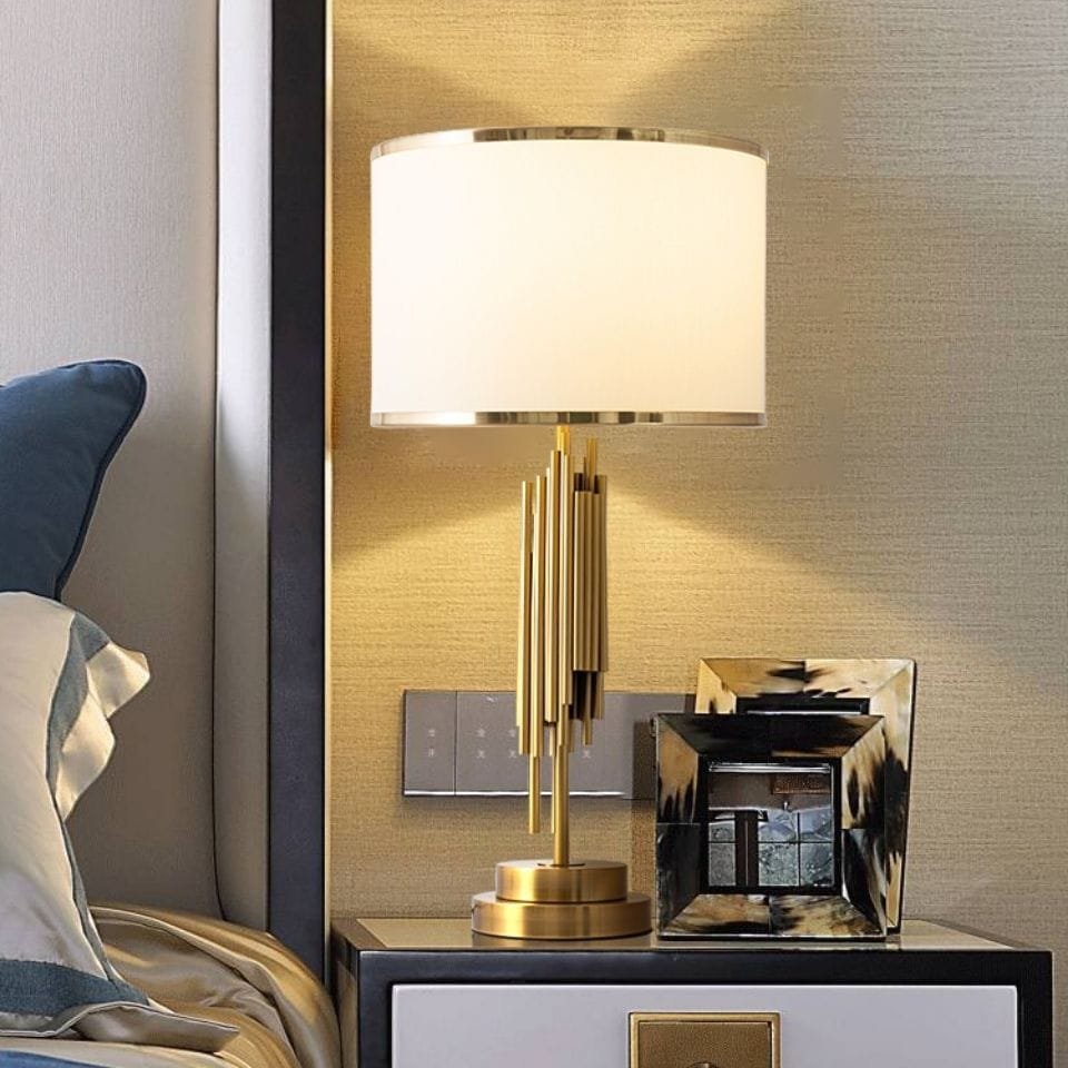 Quinn Affairs (Iron, Fabric) Table Lamp