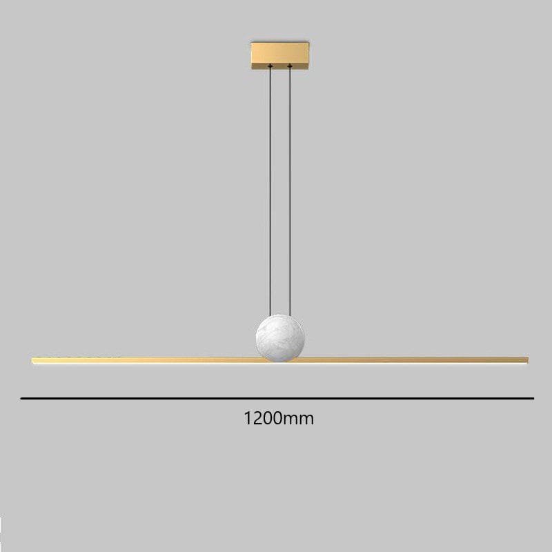 Fine Line Marble Hanging Light