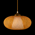 Country Bamboo Coastal Style Rattan Pendant Lamp