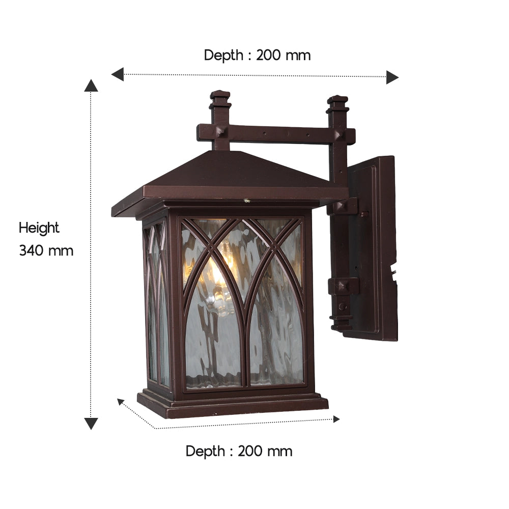 Archway Garden Pillar Lantern Light
