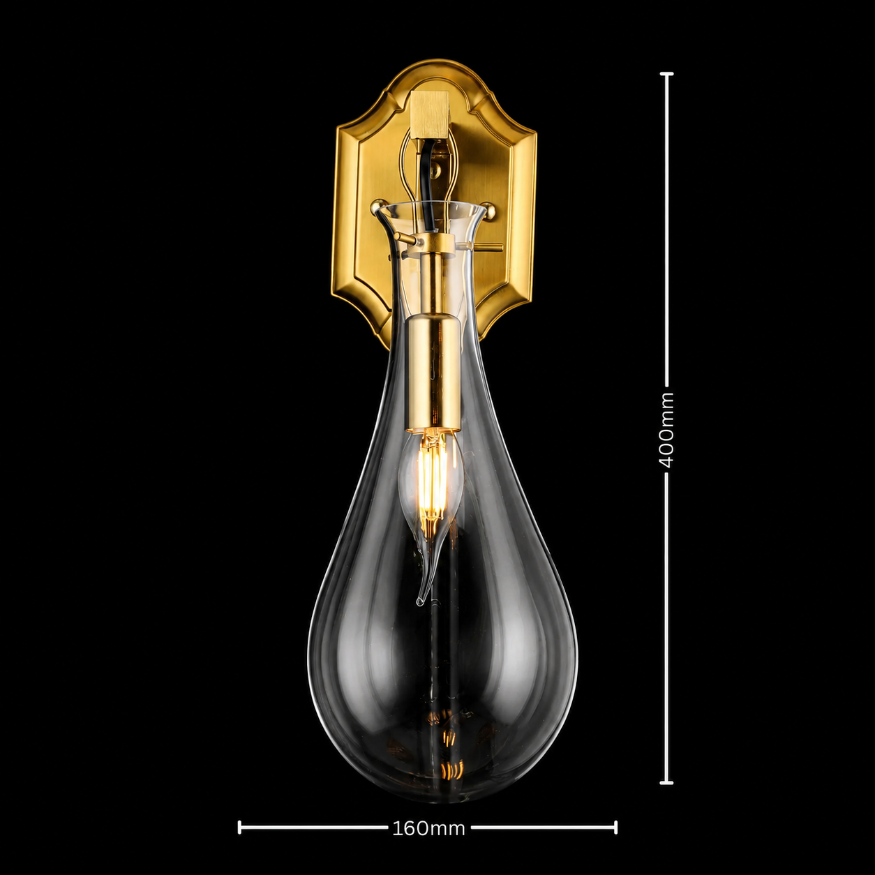 Heritage Orb Victorian Inspired Wall Sconce