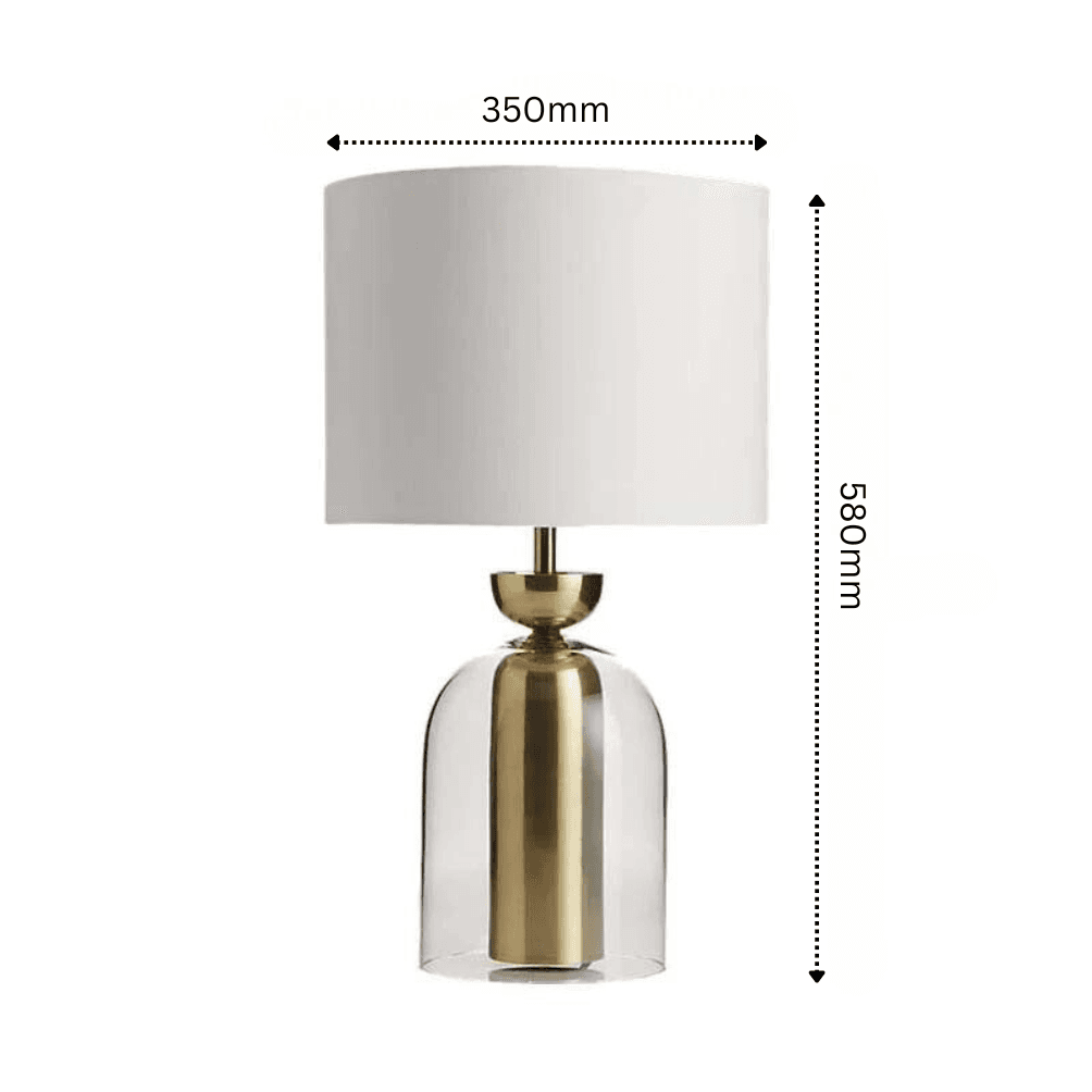 Midas Shade Glass Table Lamp