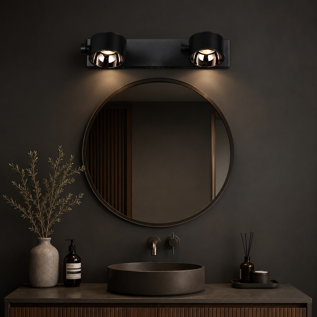 Binary Orbit Minimal Modern Wall Light