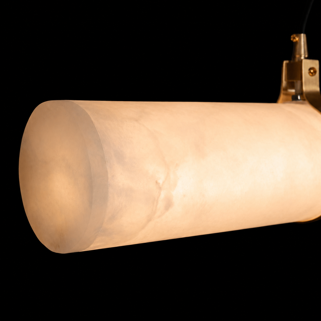 Serpenta Marble Wave Pendant Light