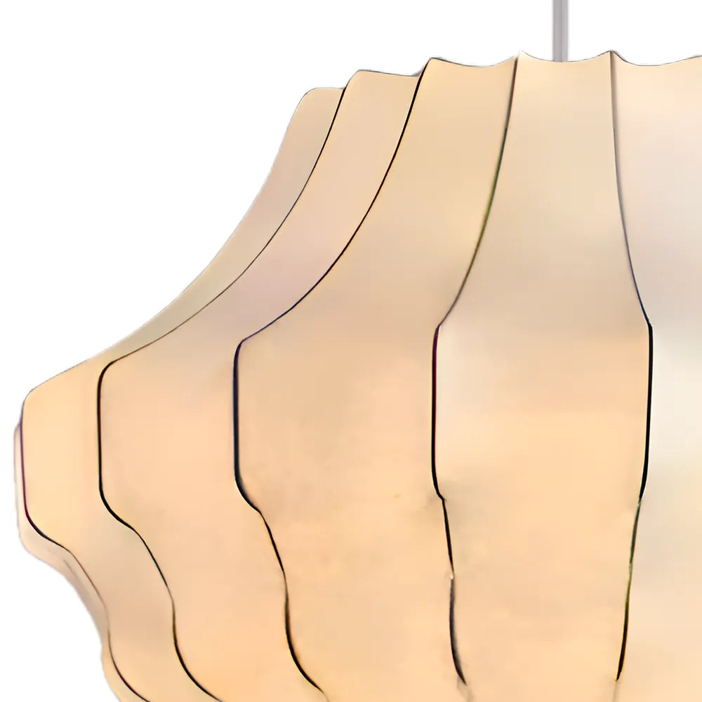 Artistic White Cloud Silk Pendant Light