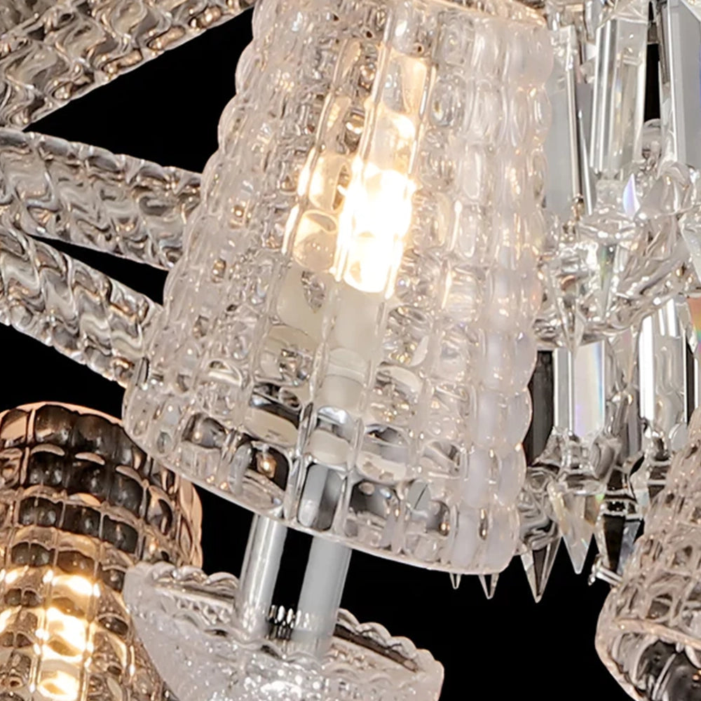 AuraSphere Crystal Luxury Modern Round Chandelier