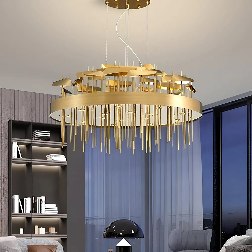 Aurora Bronze LED Chandelier