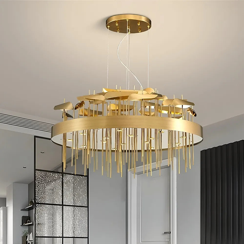 Aurora Bronze LED Chandelier