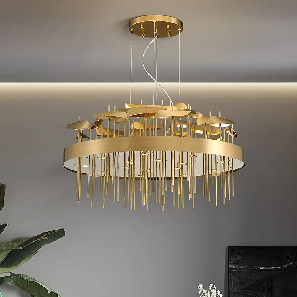 Aurora Bronze LED Chandelier