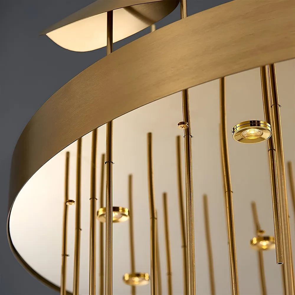 Aurora Bronze LED Chandelier