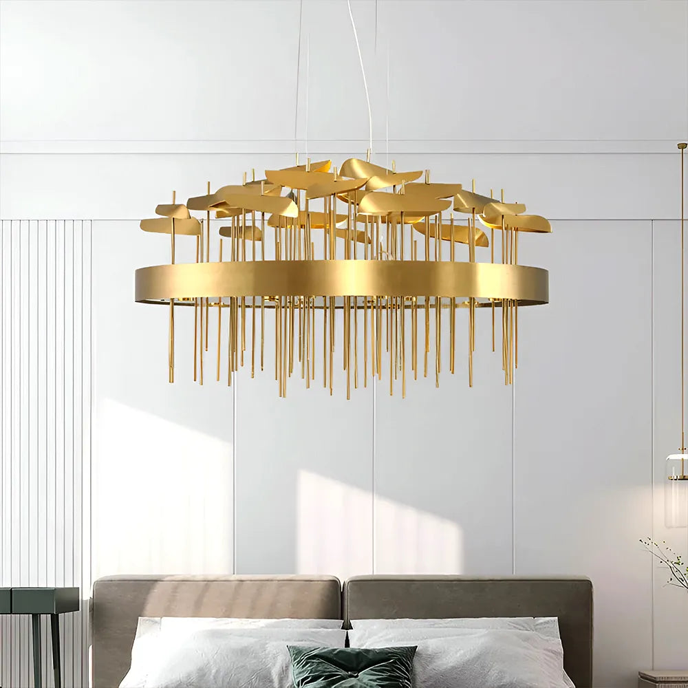 Aurora Bronze LED Chandelier