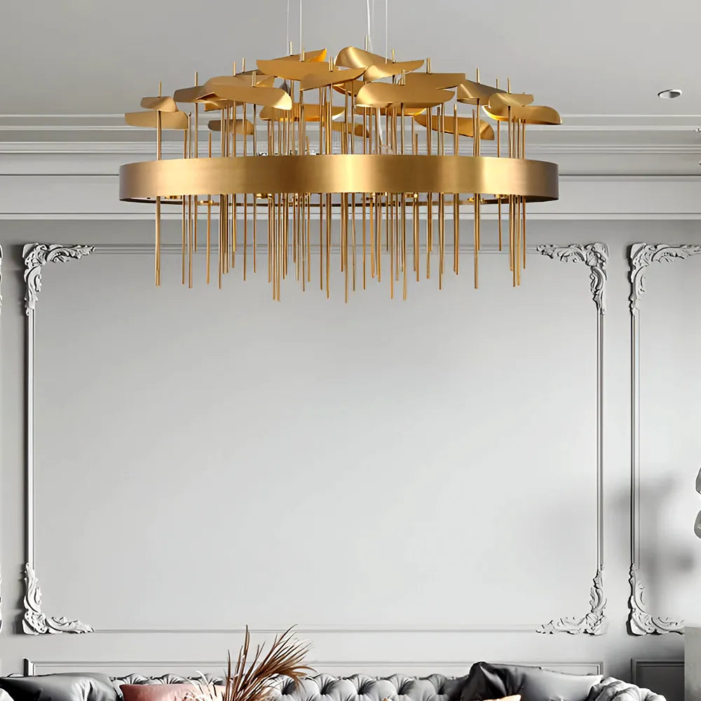 Aurora Bronze LED Chandelier