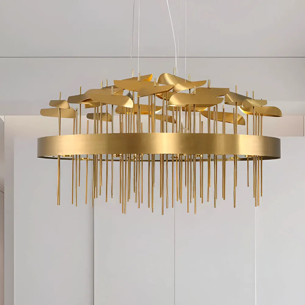 Aurora Bronze LED Chandelier
