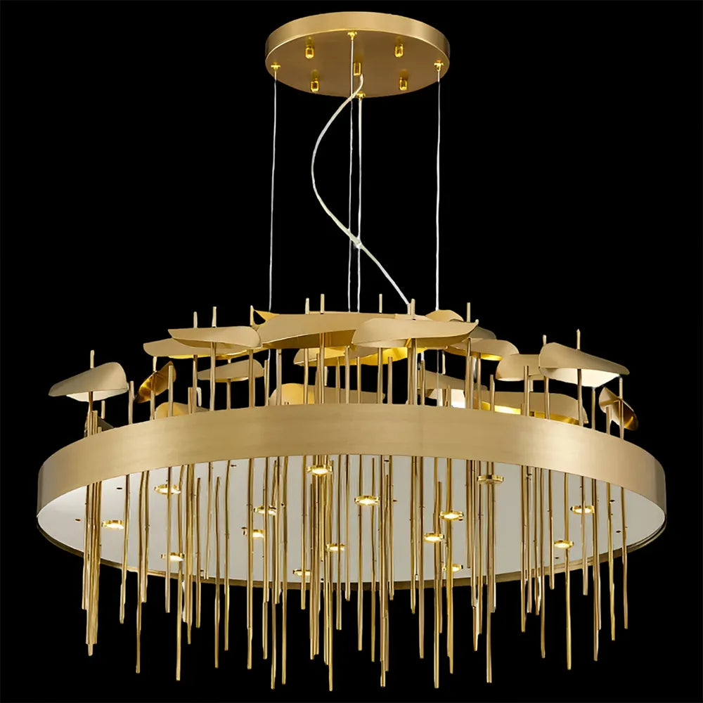 Aurora Bronze LED Chandelier