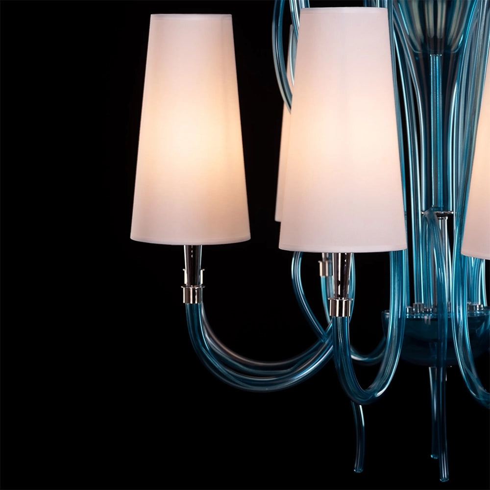 Blue Wave Modern Chandelier