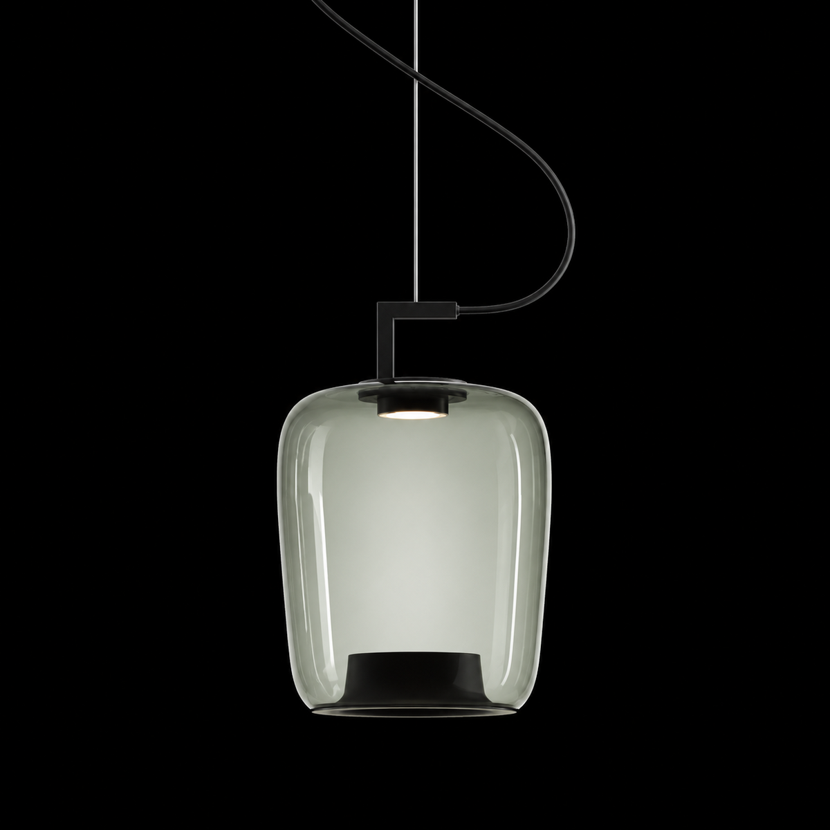 Silhouette Glass Pendant Lamp