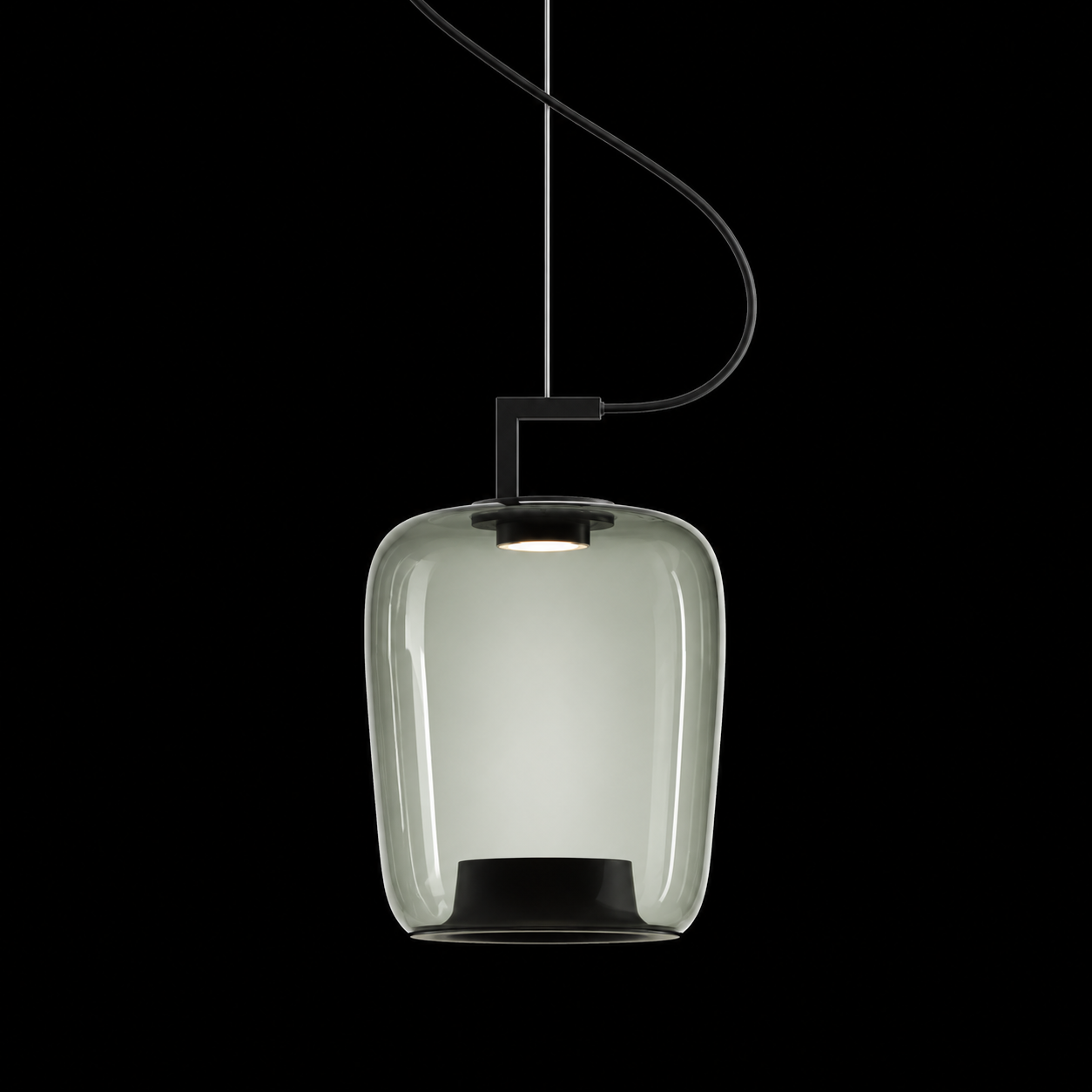 Silhouette Glass Pendant Lamp