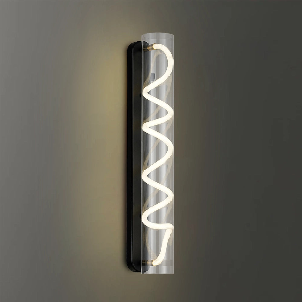 Cadence Vellum Spiral Wall Light
