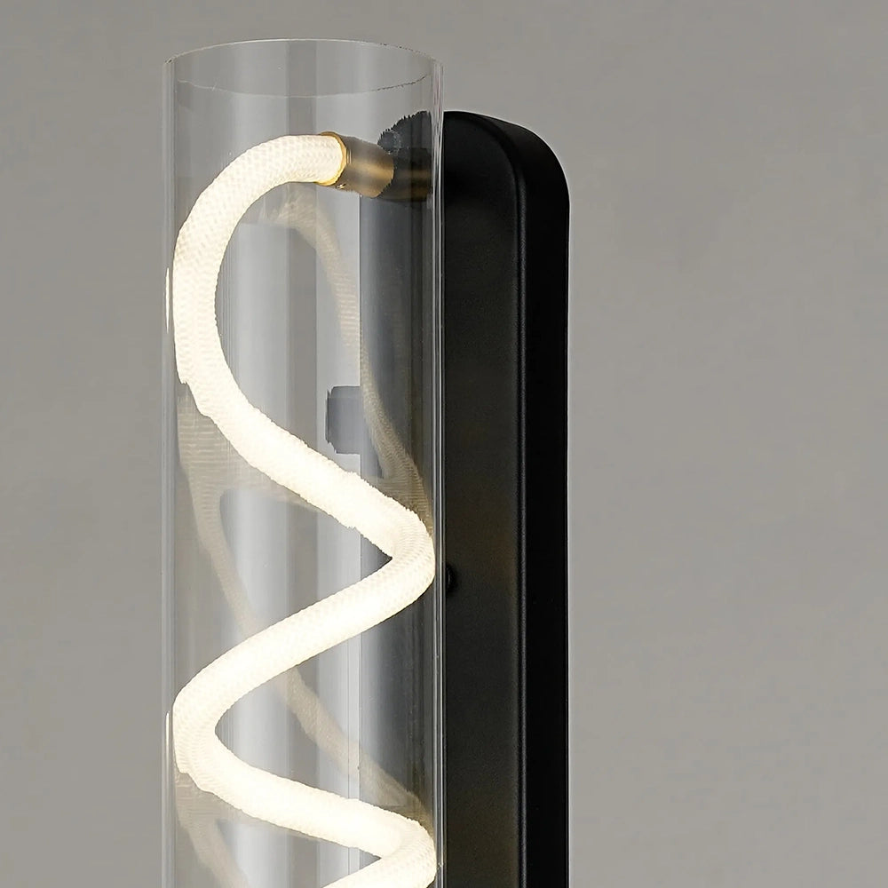 Cadence Vellum Spiral Wall Light