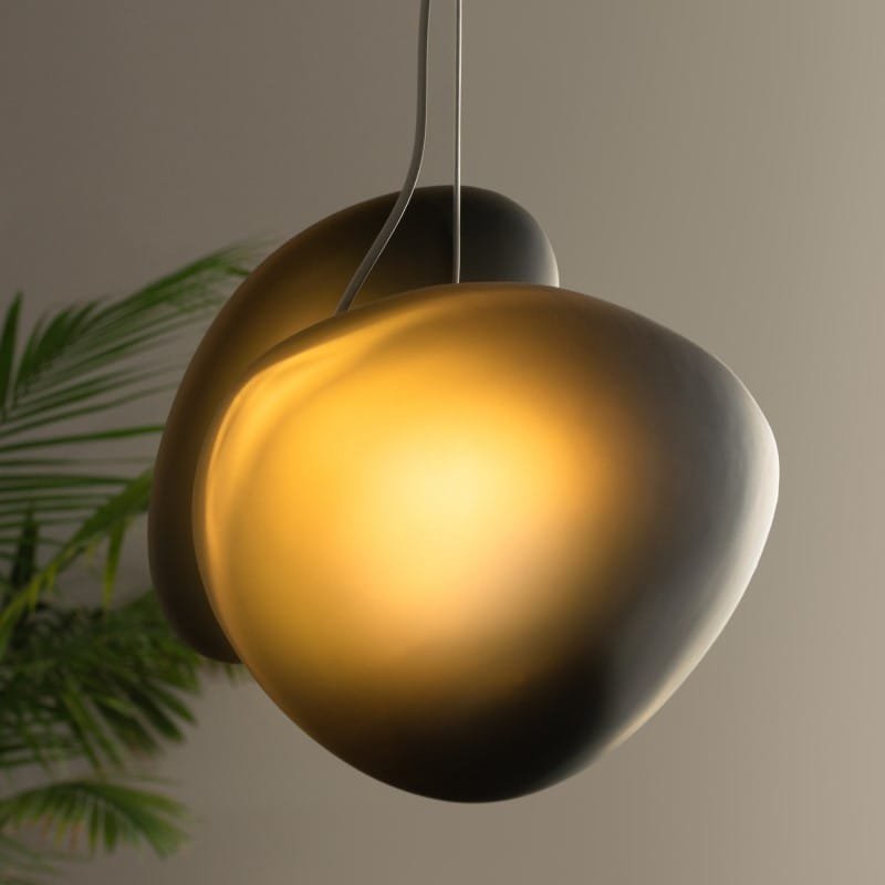 Calm Crest Glass Pendant Lamp