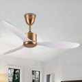 Canary Ceiling Fan (Antique Bronze + White Color) | 55W BLDC Motor | 1320mm | Iron Body