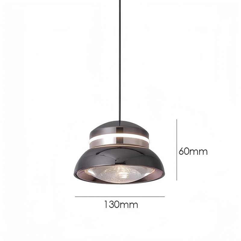 Casimir Pearl Black LED Pendant Lamp