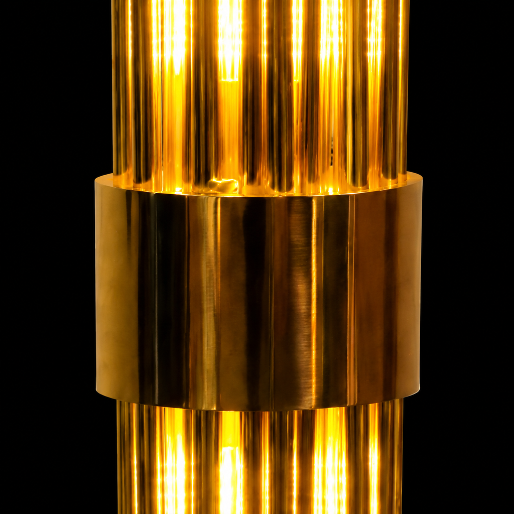 Aurora Cascade Gold Wall Light