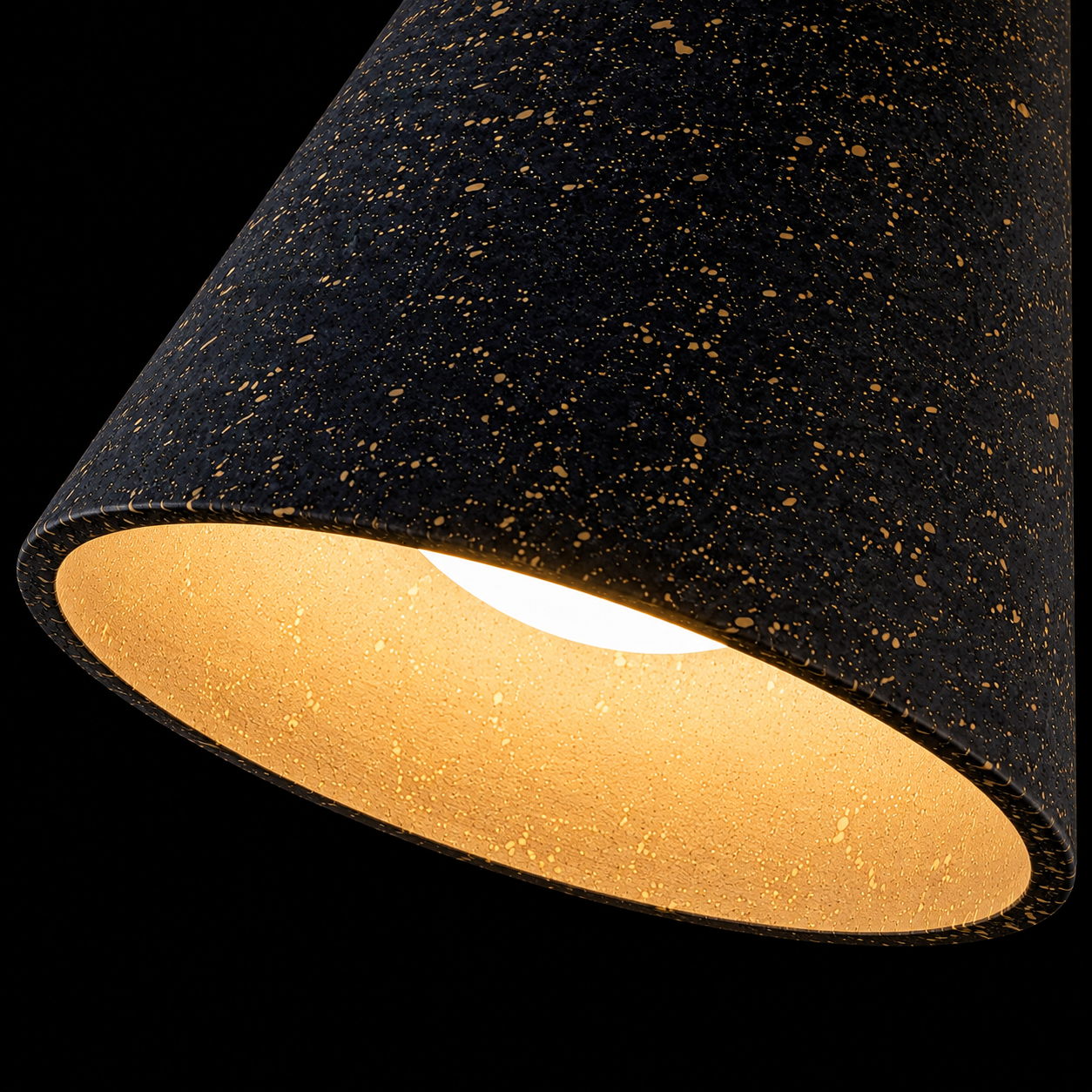 Noire Speckle Pendant