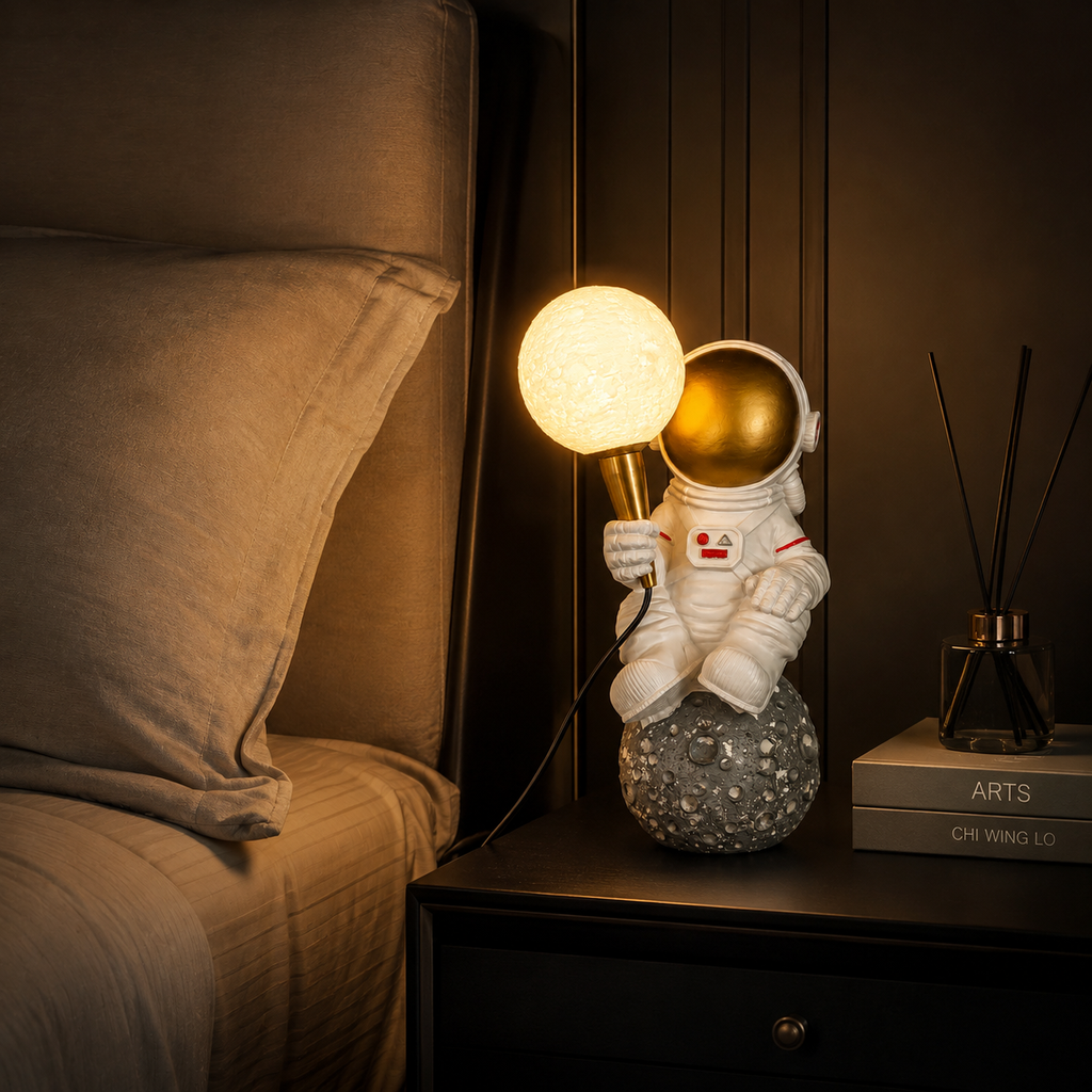 Modern Anime Table Lamp Astronaut-Themed LED Table Lamp